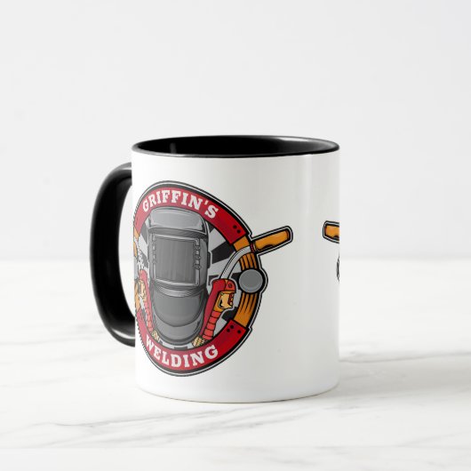 Aangepaste naam Welder Metal Fabricator Weldequate Mok (Voorkant links)
