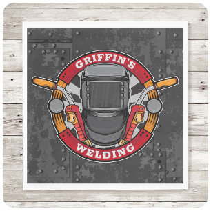 Aangepaste naam Welder Metal Fabricator Weldequate Servet