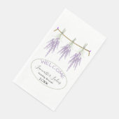 Aangepaste naam welkome droogleggerbundels Brunch Servet (Hoek)