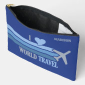 Aangepaste naam wereldreis etui (Open)
