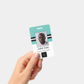 Aangepaste naam werknemer, foto, streepjescode, Lo Badge (Handheld)