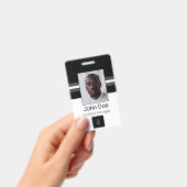 Aangepaste naam werknemer, foto, streepjescode, Lo Badge (Handheld)