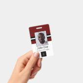 Aangepaste naam werknemer, foto, streepjescode, Lo Badge (Handheld)