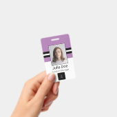 Aangepaste naam werknemer, foto, streepjescode, Lo Badge (Handheld)