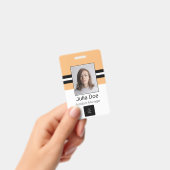 Aangepaste naam werknemer, foto, streepjescode, Lo Badge (Handheld)