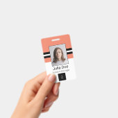 Aangepaste naam werknemer, foto, streepjescode, Lo Badge (Handheld)