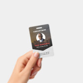 Aangepaste naam werknemer, foto, streepjescode, lo badge (Handheld)