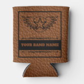 Aangepaste naam Westerne muziek voor Merch Rock La Blikjeskoeler (Voorkant)