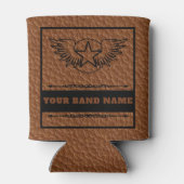 Aangepaste naam Westerne muziek voor Merch Rock La Blikjeskoeler (Achterkant)