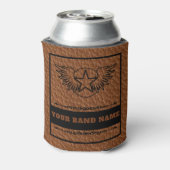 Aangepaste naam Westerne muziek voor Merch Rock La Blikjeskoeler (Blikje Achterkant)