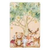 Aangepaste naam Whimsical Woodland Forest Animals Mini Klembord (Achterkant)