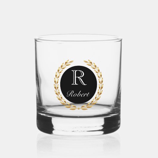 Aangepaste naam whisky glas (Voorkant)