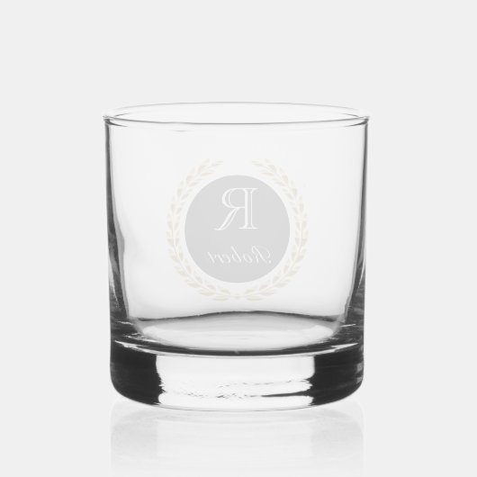 Aangepaste naam whisky glas (Achterkant)