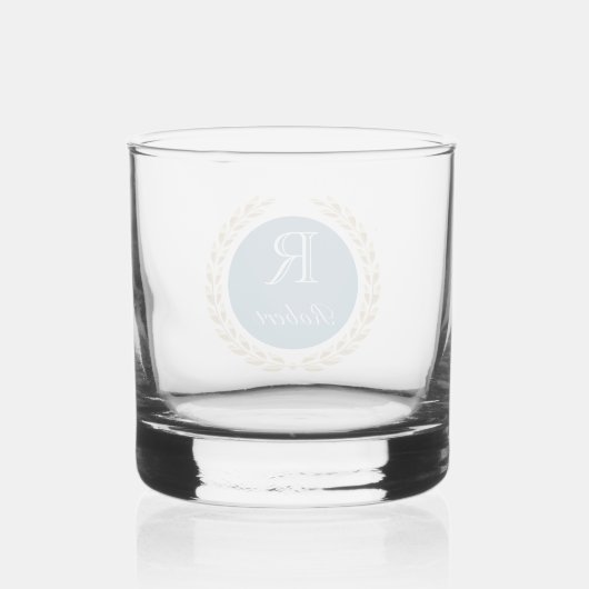 Aangepaste naam whisky glas (Achterkant)