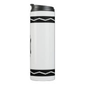 Aangepaste naam: White Crayon Travel Mug Drink Tum Thermosbeker (Geroteerd rechts)