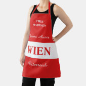 Aangepaste naam Wien - Wenen Schort (Insitu)