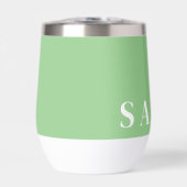 Aangepaste naam Wijn Tumbler (Voorkant)