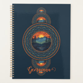 Aangepaste Naam  Wildernis Siermandala Planner