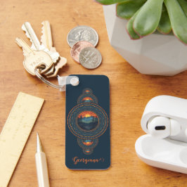 Aangepaste Naam  Wildernis Siermandala Sleutelhanger