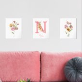 Aangepaste naam Wildflower Afdrukken Muurkunst Sets (Woonkamer)