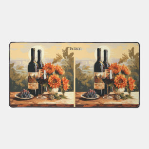 Aangepaste naam Wine Lover's Bureaumat