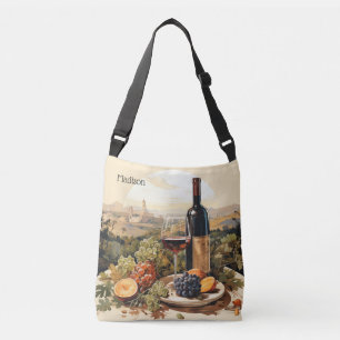 Aangepaste naam Wine Lover's Crossbody Tas