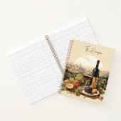 Aangepaste naam Wine Lover's Notitieboek (Binnen)
