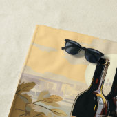 Aangepaste naam Wine Lover's Strandlaken (In situ)