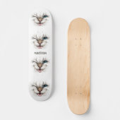 Aangepaste naam Winking Cat Persoonlijk Skateboard (Voorkant)