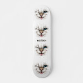 Aangepaste naam Winking Cat Persoonlijk Skateboard (Voorkant)