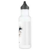 Aangepaste naam Winking Cat Waterfles (Rechts)