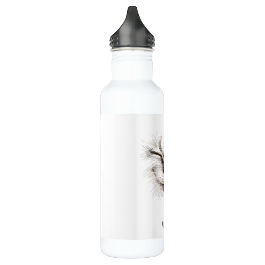 Aangepaste naam Winking Cat Waterfles (Links)