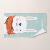 Aangepaste naam Winter Dieren handdoek set (Handdoek)