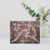 Aangepaste naam Winter Frost briefkaart (Staand voorkant)