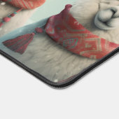 Aangepaste naam Winter Llama's Bureaumat (Hoek)