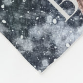Aangepaste naam Winter Snow Deer Fleece Deken (Hoek)