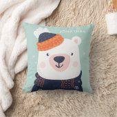 Aangepaste naam Winterdieren werpen kussens (Deken)