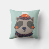 Aangepaste naam Winterdieren werpen kussens (Achterkant)