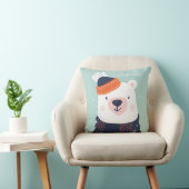 Aangepaste naam Winterdieren werpen kussens (Stoel)