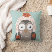 Aangepaste naam Winterdieren werpen kussens (Deken)