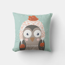 Aangepaste naam Winterdieren werpen kussens