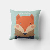 Aangepaste naam Winterdieren werpen kussens (Achterkant)