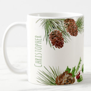 Aangepaste naam Wintergroen en Hulst Mok