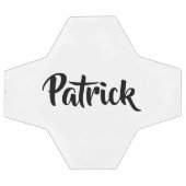 Aangepaste naam wit effen voetbal (Enkel)