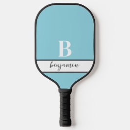Aangepaste Naam Wit Monogram Groen Pickleball Padd Pickleball Paddle