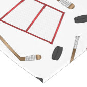 Aangepaste naam witte hockeysticks, kieuwnetten korte tafelloper (Hoek)
