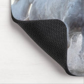 Aangepaste naam: witte paarden muismat (Hoek)