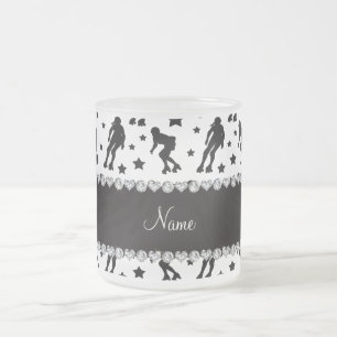 Aangepaste naam witte rol derby sterren matglas koffiemok