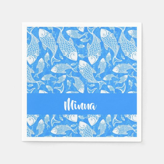 Aangepaste naam: witte vis servet (Voorkant)