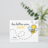 *Aangepaste naam* wordt binnenkort beter! Cute Get Briefkaart (Staand voorkant)